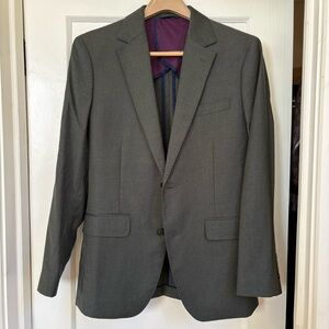 Bonobos Italian Stretch Wool Flannel Jacket Blazer - 38R Slim - NWOT